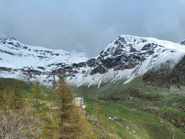 Scaricamenti di neve in Val Chisone