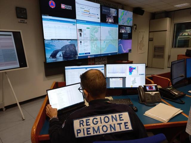 Protezione civile - Attività in sala operativa