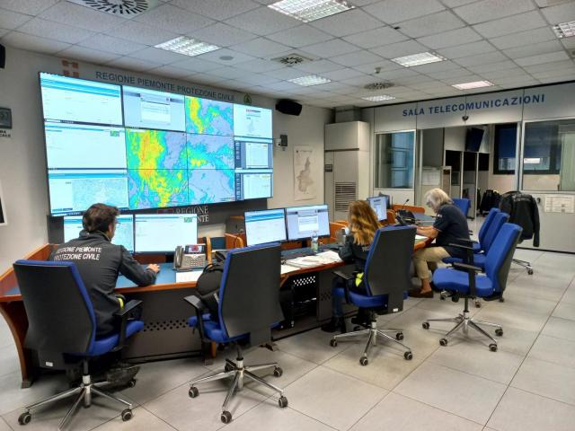 Protezione civile-Attività in sala operativa