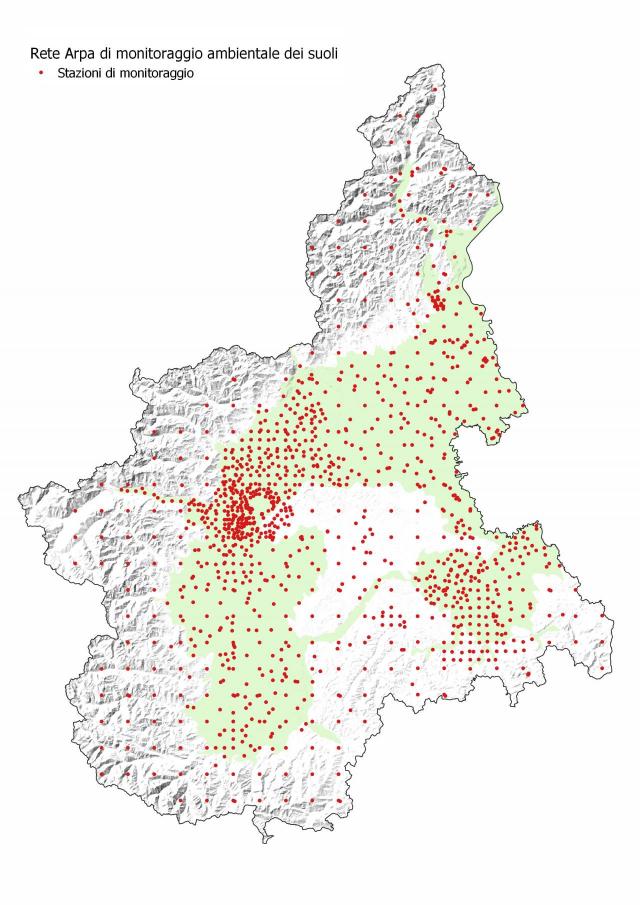 Rete di monitoraggio della contaminazione dei suoli