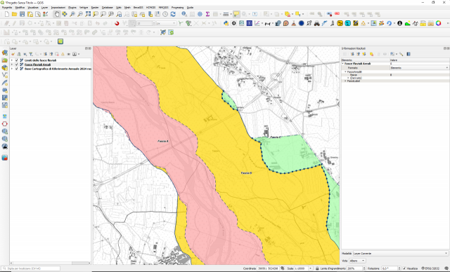 Visualizzazione del geoservizio WMS