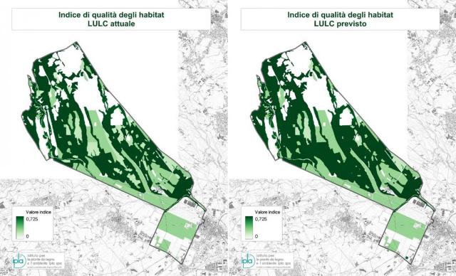 Figura 2. Il metodo InVEST testato nell’area pilota del Parco “La Mandria”