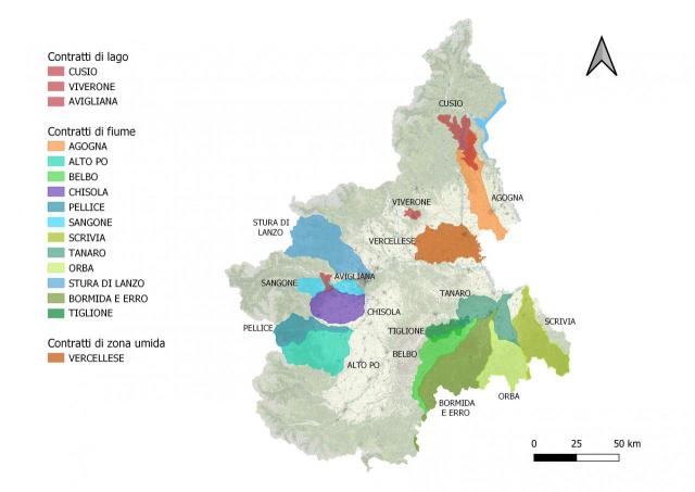 Figura 1. Contratti di Fiume in Piemonte