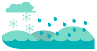 immagine di precipitazioni diverse