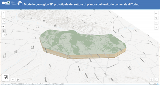Modello geologico tridimensionale volumetrico del sottosuolo del territorio comunale di Torino