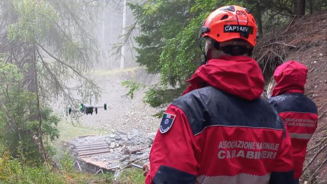 Rilievo di tratto torrentizio con drone a Oulx (TO).