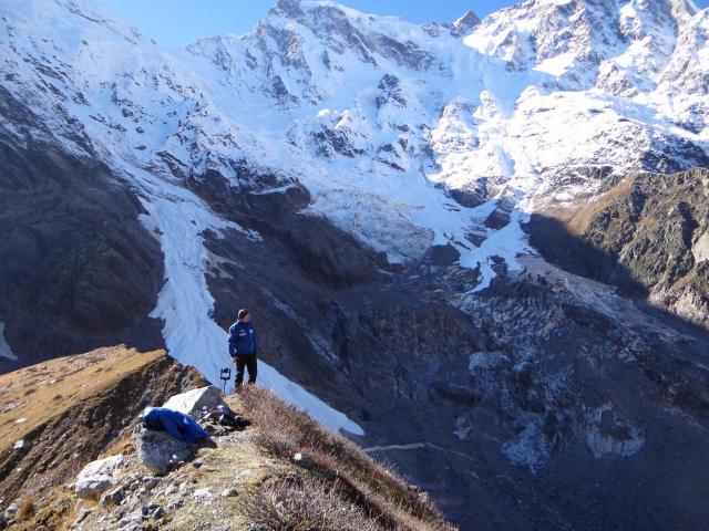  Monitoraggio del versante orientale del Monte Rosa, ottobre 2024.