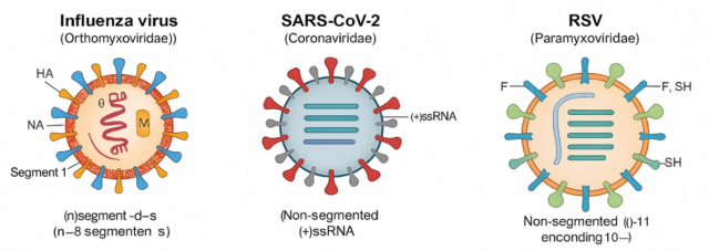 confronto tra virus. 